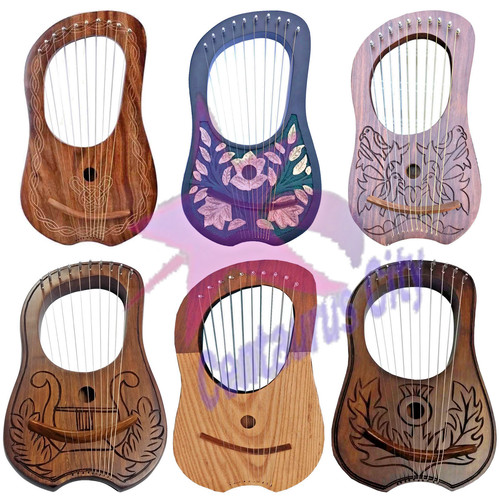New lyre harp metal - cc, 10