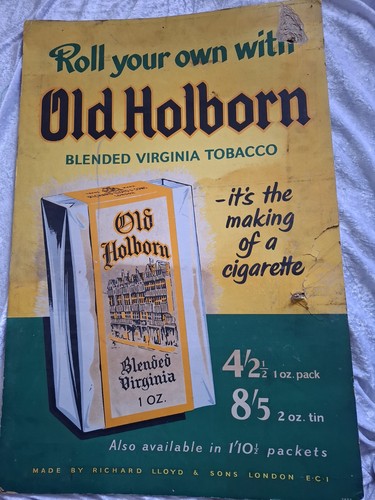 Vintage old holborn blended - vintage,