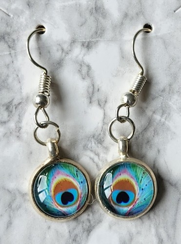 Handmade peacock feathers - peacock, eye