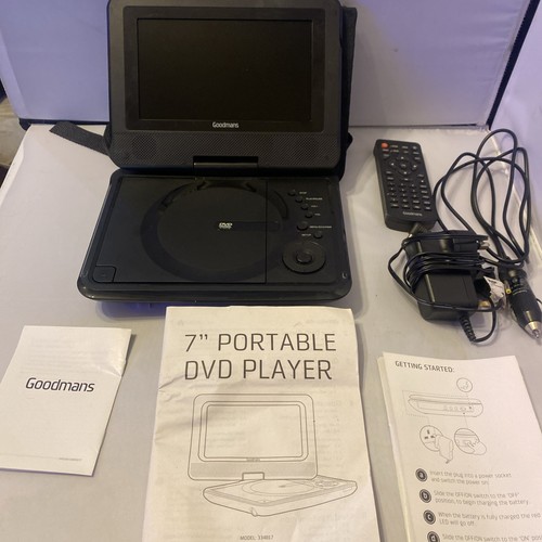 Goodmans portable dvd - goodmans, 7"