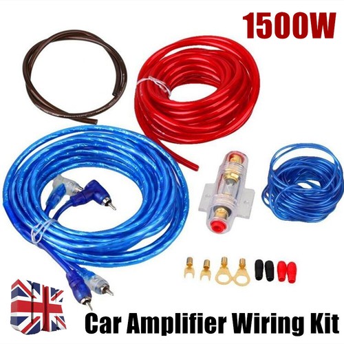 Car audio amplifier wiring kit - car,