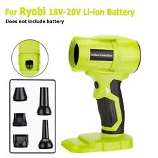 210W Cordless Handheld Jet Blower Portable Violent Turbo Fan for Ryobi 18V TF05