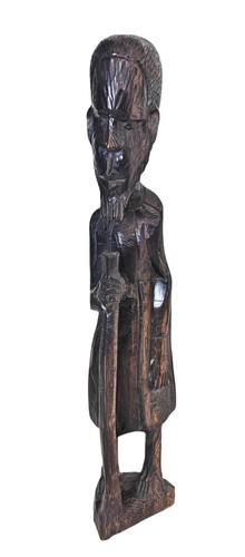 Wooden carved african - wooden, tribal