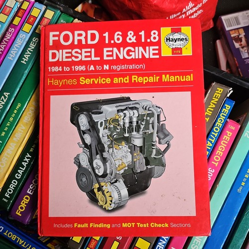 Haynes manual 1172 ford - ford, 1.6