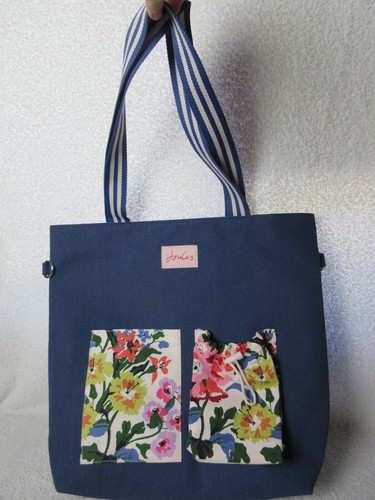 Joules blue bag bright floral - joules,