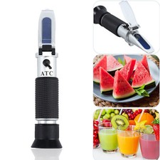 Handheld ATC Brix Refractometer 0~32% Sugar Fruit Juice Measurement Tool