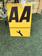 AA Breakdown Steel Sign 12 x 8