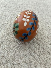 Multicolored Painted Eggs Wooden/Paper Mache for Easter Decor