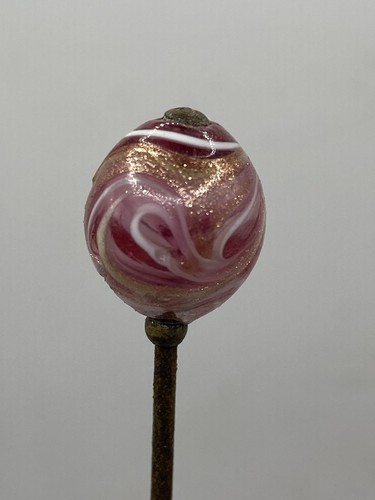 Antique vintage glass hat pin - /vintage,