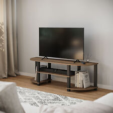 Wide TV Unit Stand S-Tube Entertainment Centre Storage Shelf Living Room Cabinet