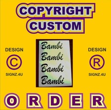 Bedford Bambi Stripes only kit - Campervan, Motorhome - Choose Colour