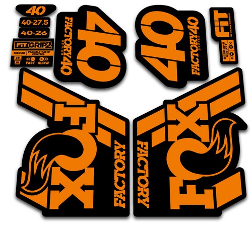 Fox factory fork stickers - fork,