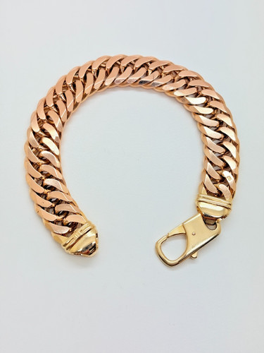 9ct yellow solid gold - yellow, double