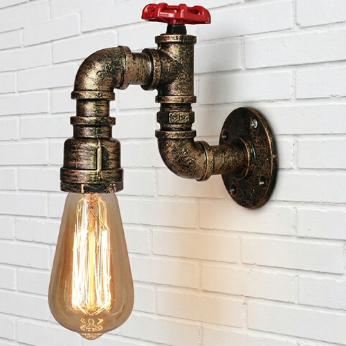 Steampunk wall light - wall,