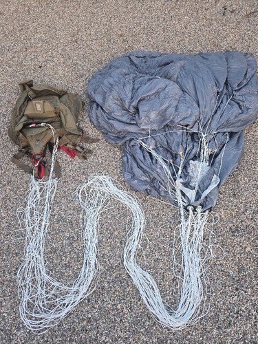 Parachute lines with - with, harness