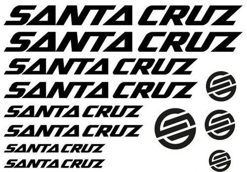 Santa cruz decals cycling - cruz,