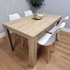 Dining Table and 4 White