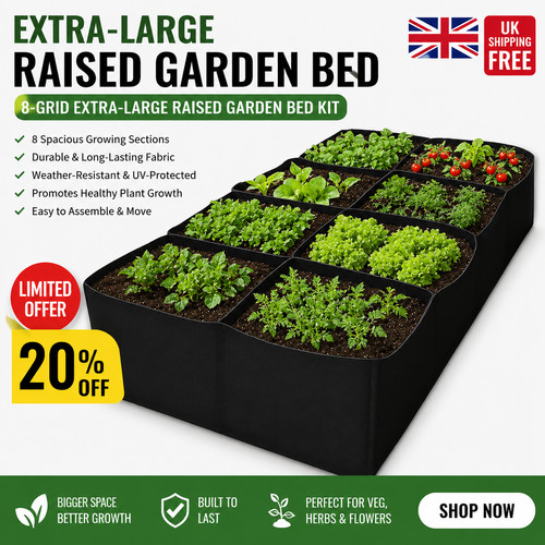 Grid extra large raised - 8-grid,