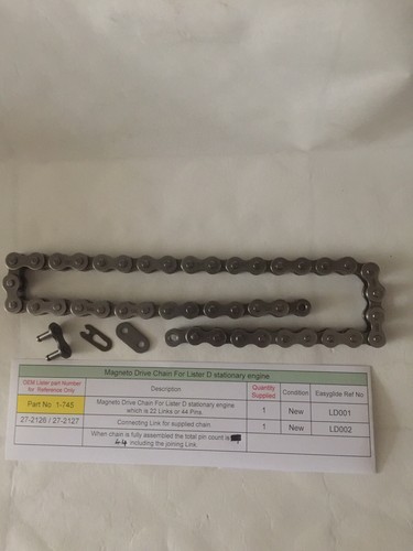 For lister magnetos - d,,