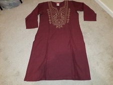 Pink Almirah Maroon Coloured Ladies Kurti (Size L) - NEW