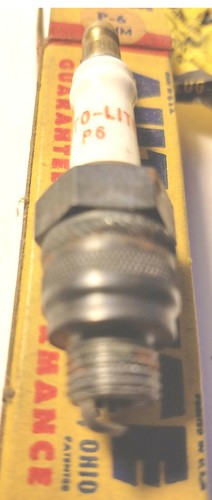 Vintage auto lite spark plug - lite,