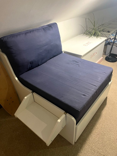 Futon with pull out single - futon,