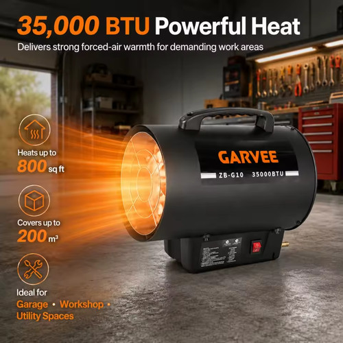 000 btu propane forced air - propane,