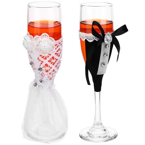 Reusable glass wine - wine, glasses
