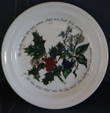 PORTMEIRION THE HOLLY & THE IVY DINNER PLATE 10½ INCHES (27CM)