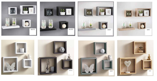 Set cube rectangle wall - cube,