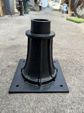 Lantern Base Post Lantern Pillar Base Cast iron pier light gate top stand Large