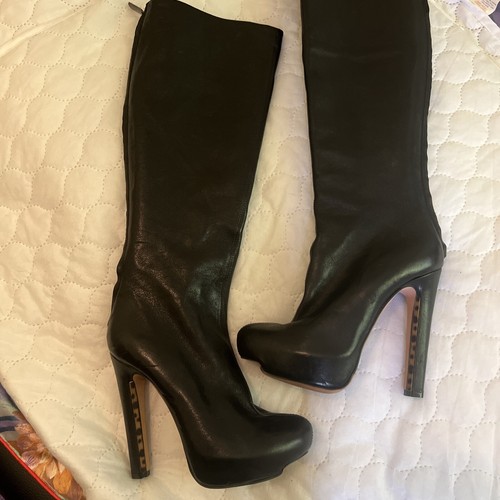 Herve leger leather boots size - herve,