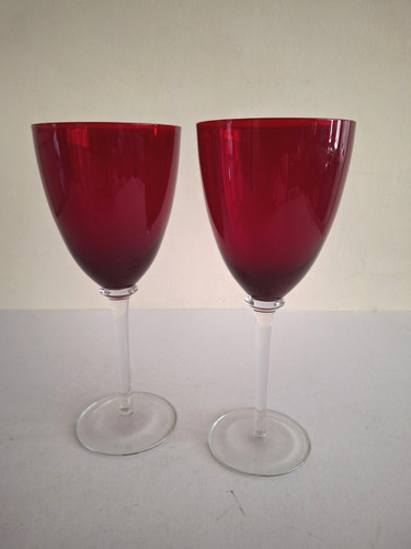 Set large clear red - set, 2