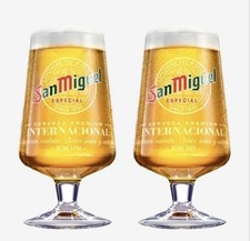 2 X San Miguel Chalice Pint
