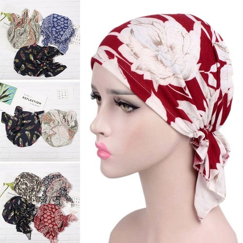 Ruffle beanie scarf turban - beanie,