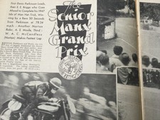 NORTON TT SENIOR MANX GP 1947