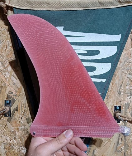 New red fiberglass - fiberglass, 9"