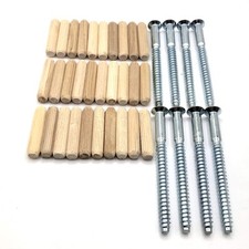 Hardware Kit for IKEA EXPEDIT 2x4 Shelf Unit - Screws (104323) & Dowels (101352)
