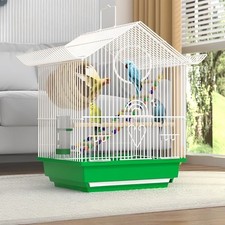 Removable Tray Bird Cage Set Metal Breeding Bird Cages  For Indoor Outdoor