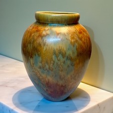 Arts & Crafts Antique Vase by Shorter  & Son  1906 Decoration Style Mabel Leigh 