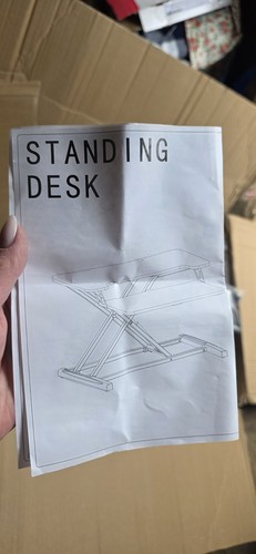 Standing desk converter with - standing,