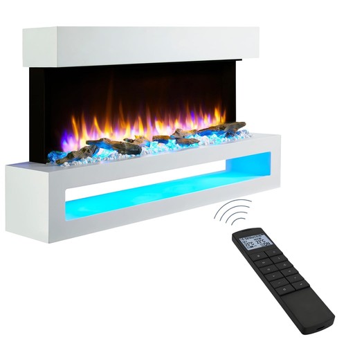Wall mounted electric fire - wall,