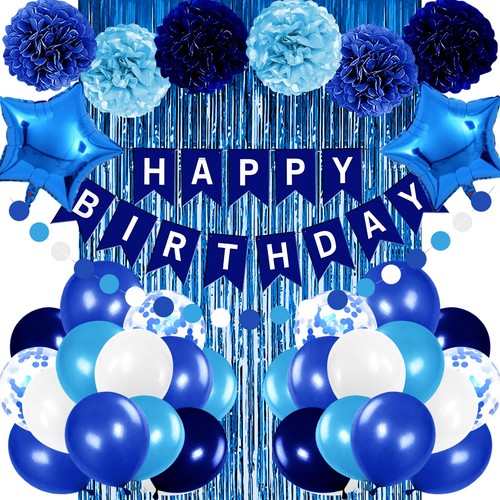Birthday decor navy royal - birthday, decor,