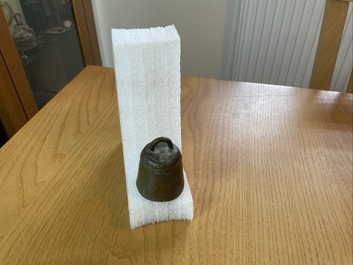 Unusual old 2lb weight with - old,