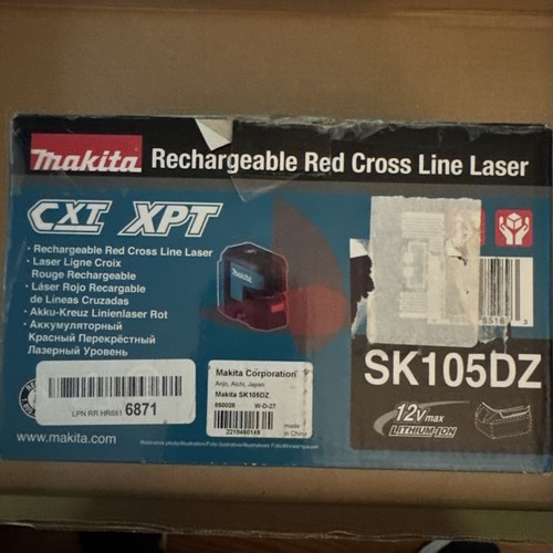 Makita sk105dz cxt - red, cross