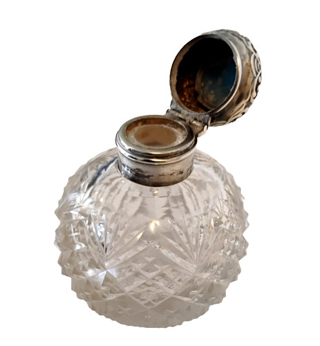Antique cut glass perfume - antique,