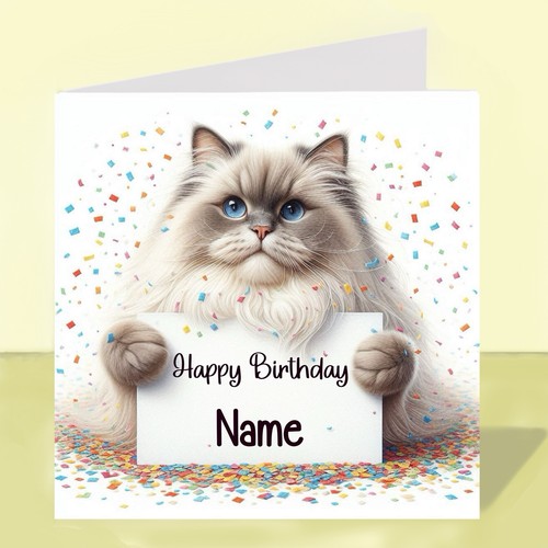 Personalised ragdoll cat - personalised,