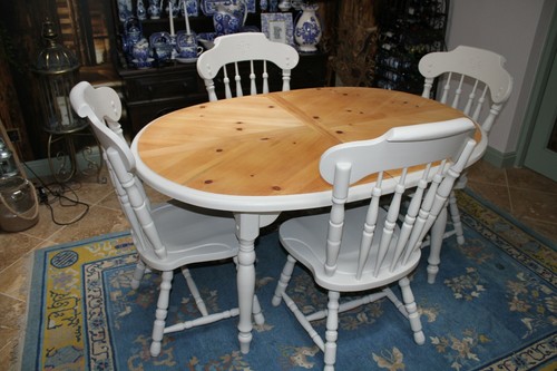 Shabby chic extending table - shabby, extending 