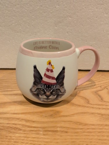 Cat maine coon coffee - maine, tea