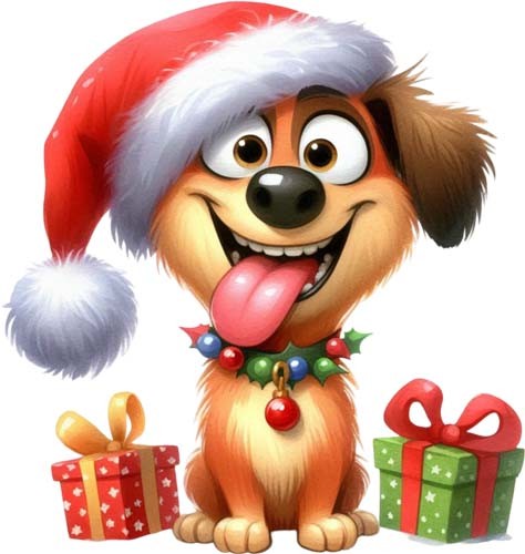 Watercolour christmas funny - christmas,